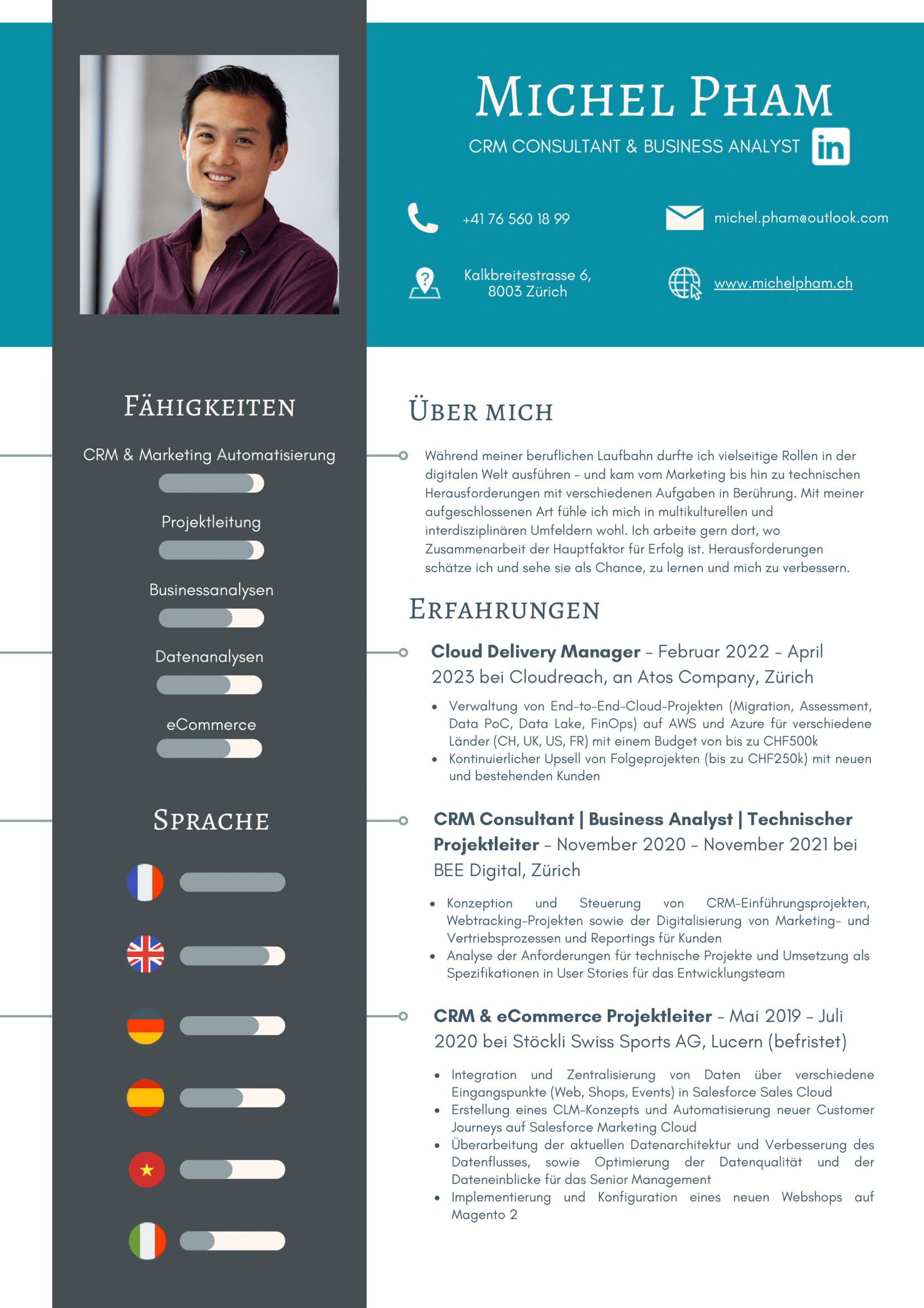 Michel Pham - CRM Consultant & Business Analyst